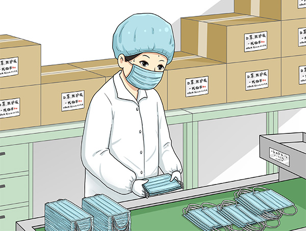 海藻纖維口罩生產(chǎn)線
